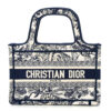 CHRISTIAN DIOR Mini Toile  Book Tote Blue.