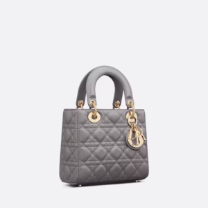 SMALL LADY DIOR MY  BAG Steel Gray.