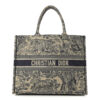CHRISTIAN DIOR Large  Toile  Book Tote Blue.